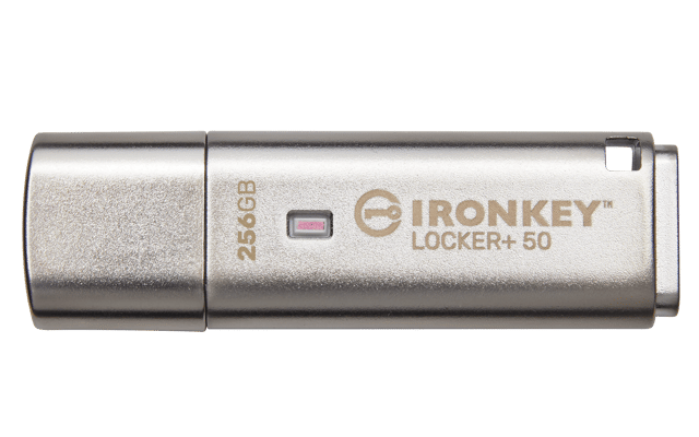 Kingston Ironkey Locker+ 50 256GB USB-A Sølv