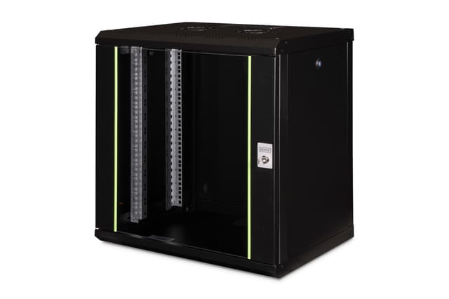 Digitus Unique 19" 60x45CM Wall Rack Black (DN-19 12-U-SW)