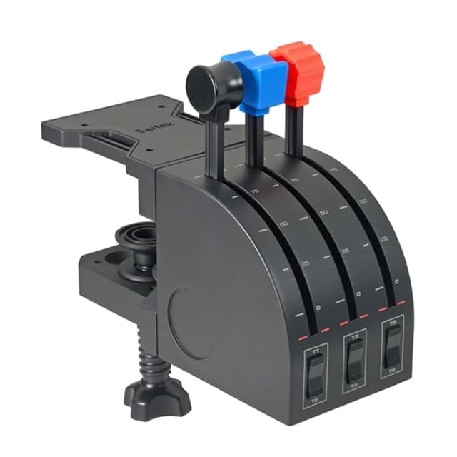 Pro Flight Throttle Quadrant Blå, Röd, Svart (945-000015)