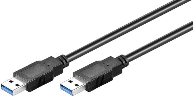 Microconnect USB-kabel 0.5m USB-A USB-A Svart (USB3.0AA05B)