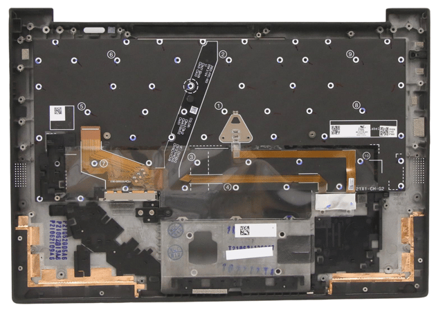 5M11C53345 reservdelar bärbara datorer Cover + keyboard (5M11C53345)