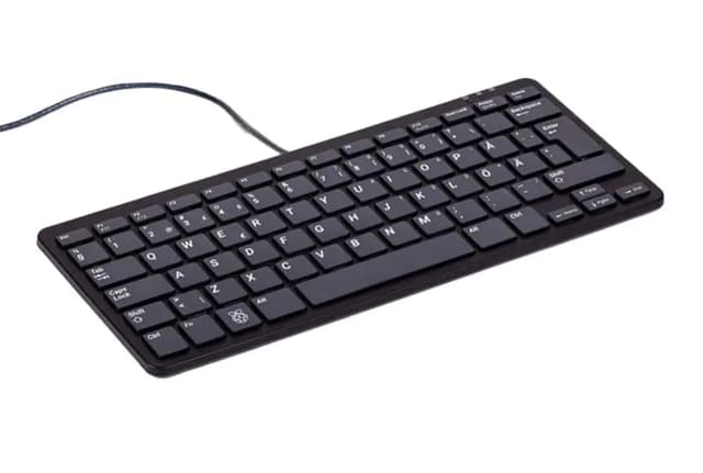 Raspberry Pi Keyboard Grey/Black USB-A Svenska, Finska (SC0362)