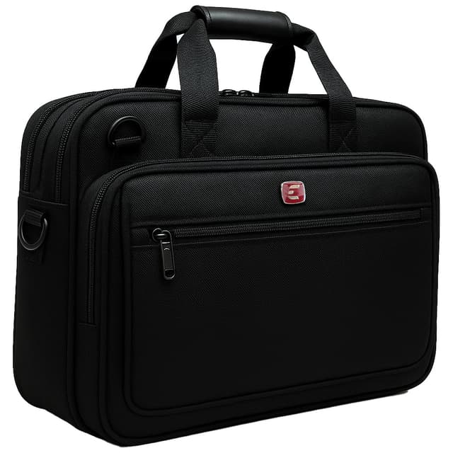 Cirafon Laptop Taske 16" Business Model L – Slidstærk og Polstret i Nylon 16" Nylon Sort