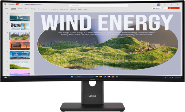 Lenovo ThinkVision T34WD-40 Curved 34" 3440 × 1440pixels VA 21:9 120Hz