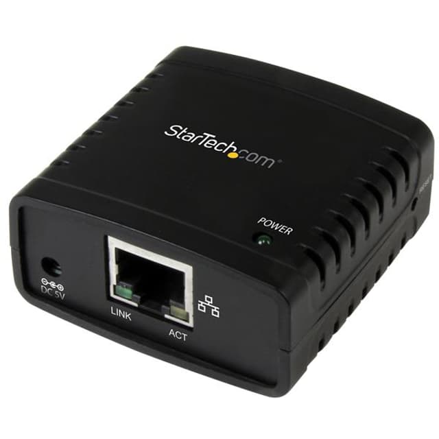 Startech StarTech.com 10/100 Mbps Ethernet till USB 2.0 LPR-nätverksskrivarserver (PM1115U2)
