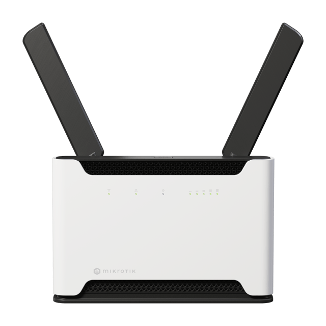 Mikrotik S53UG+5HaxD2HaxD-TC&FG621-EA trådlös router Gigabit Ethernet Dual-band (2,4 GHz / 5 GHz) Svart, Grå (S53UG+5HaxD2HaxD-TC&FG621-EA)