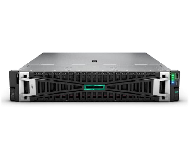 HPE ProLiant DL385 Gen11 9224 2.5GHz 24-core 1P -R 8SFF 1000W PS EU Server servrar 0 GB Rack (2U) AMD EPYC 2,5 GHz DDR5-SDRAM (P59706-421)