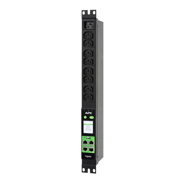 APC EPDU2016M grenuttag 8 AC-utgångar 1U Svart (EPDU2016M)