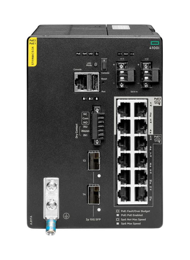 HPE Aruba 4100i 8G 2SFP PoE 360W Switch (JL817A)