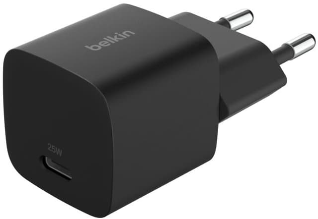 Belkin 25W USB PD Compact Wall Charger Sort