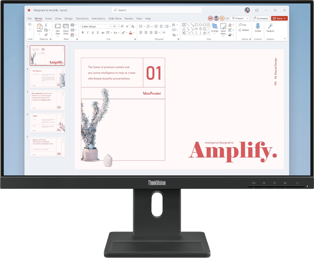 Lenovo ThinkVision E24-40 23.8" 1920 × 1080pixels IPS 16:9 100Hz