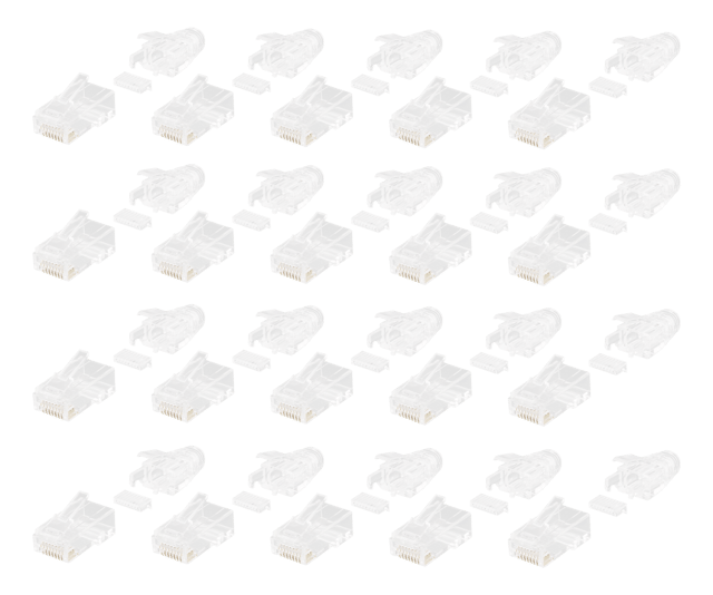 Deltaco Kontaktdon (Slim) CAT6a UTP RJ45 20-pack (MD-24)