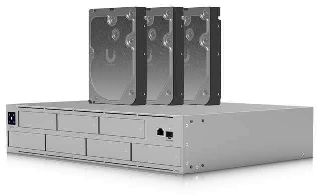 Ubiquiti UniFi UNAS Pro NAS + 72TB Enterprise HDD Bundle 