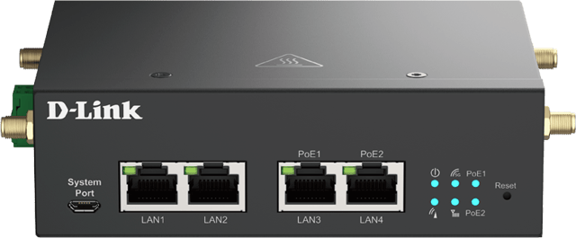 D-Link M2M VPN PoE+ Industrial Router (DWM-314-GP/E)