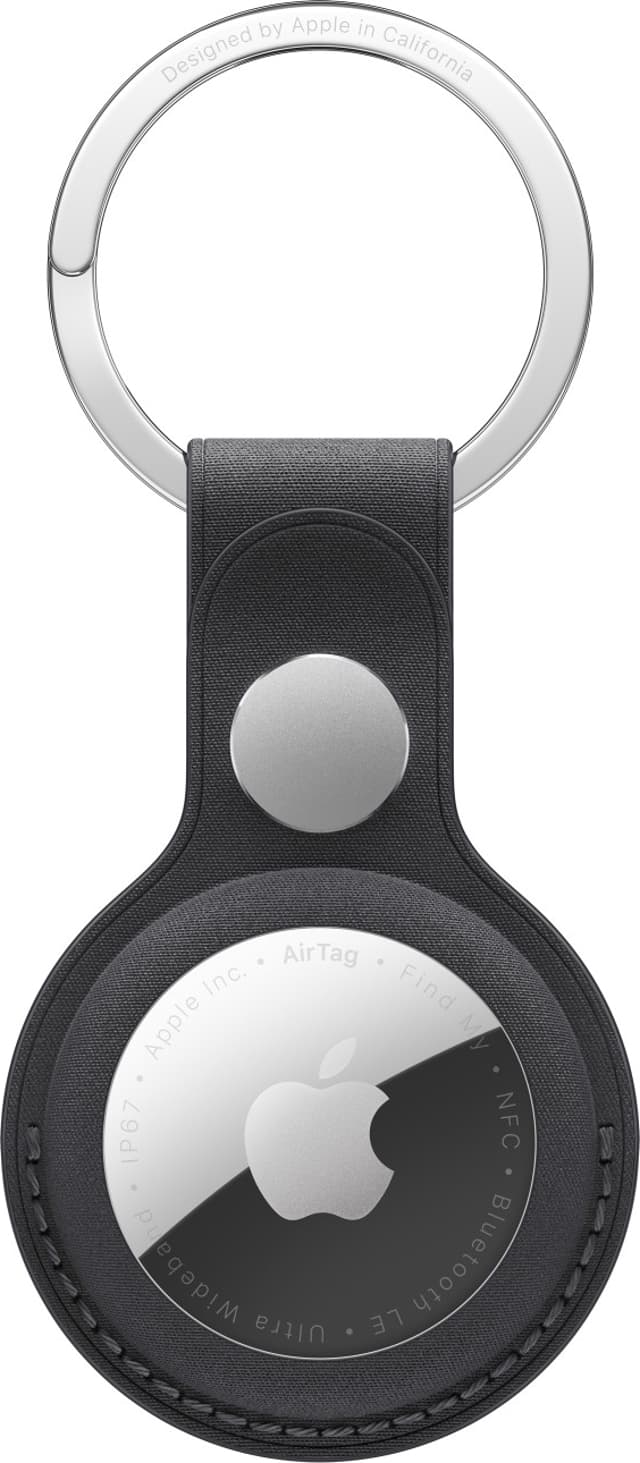 AirTag FineWoven Key Ring Black (MGG24ZM/A)