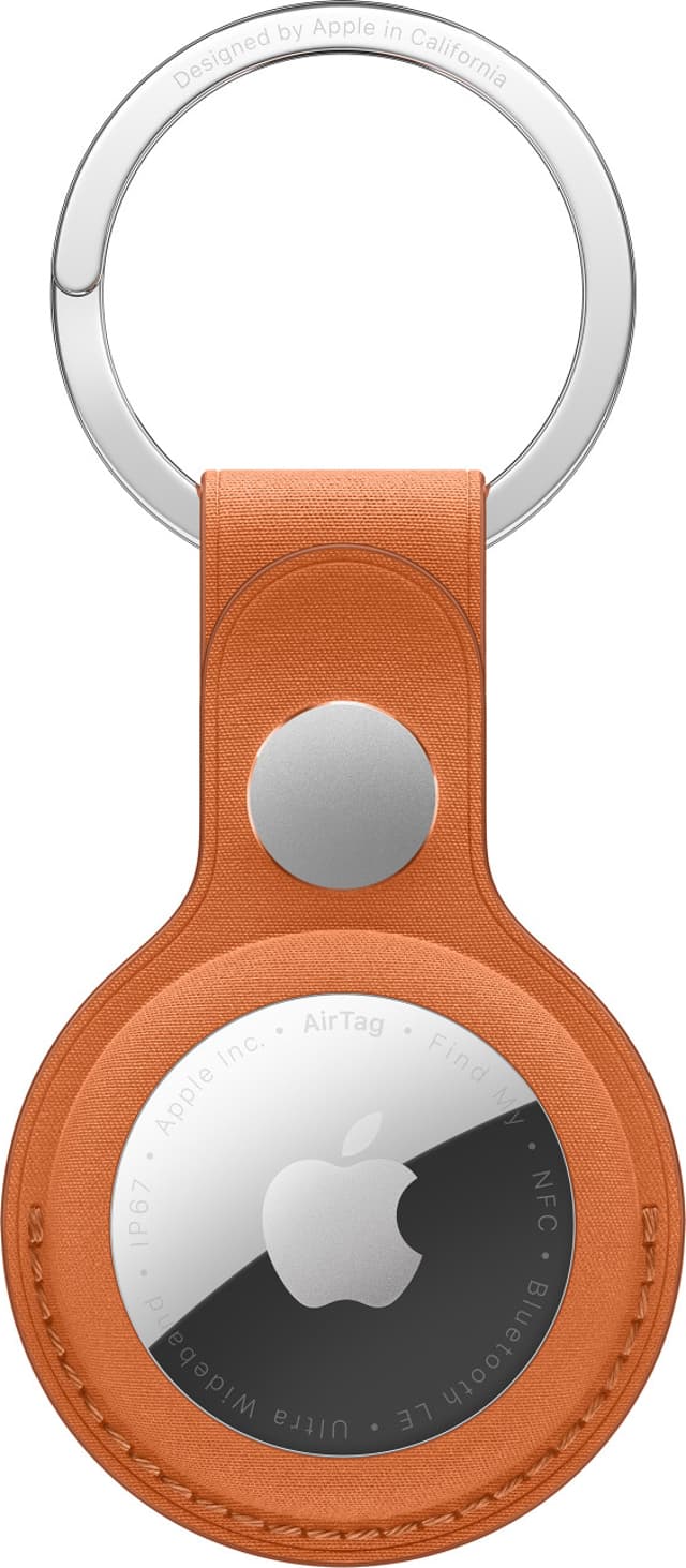 AirTag FineWoven Key Ring Orange (MGFY4ZM/A)