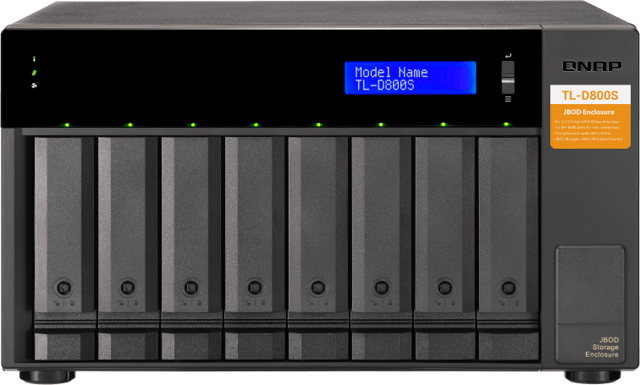 QNAP TL-D800S 8-Bay Desktop Expansionsenhet (TL-D800S)