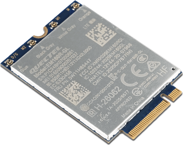 ThinkPad Quectel EM160R-GL -A Cat 16 M.2 WWAN-modul (4XC1Q24436)
