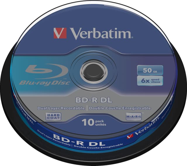 Verbatim 43746 tomma Blu-Ray-diskar BD-R 50 GB 10 styck BD-R 10pc(s) (43746)
