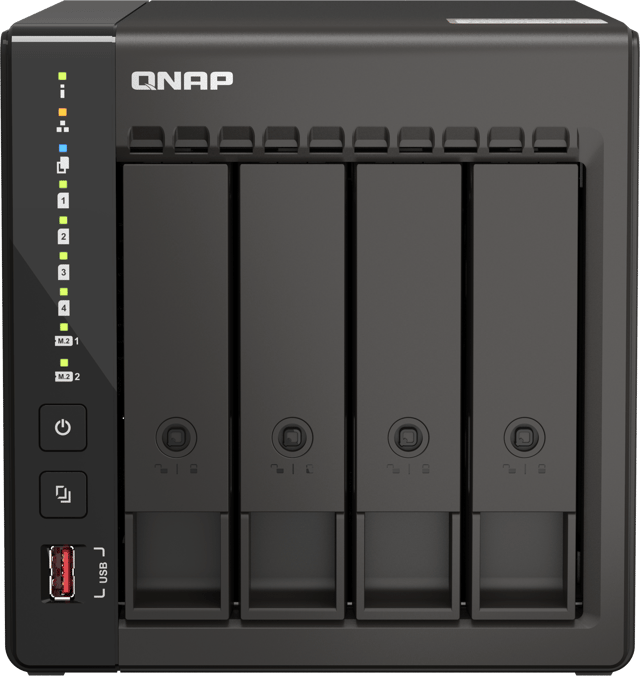 QNAP QVP-41C NAS- & lagringsservrar Tower Intel® Celeron® J6412 8 GB DDR4 Svart (QVP-41C)