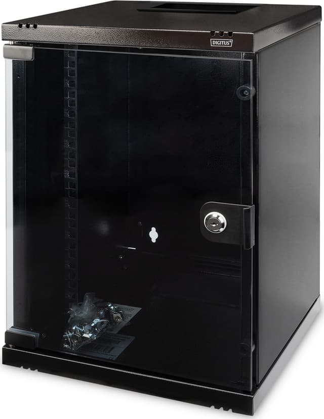 Digitus 10" 9U Väggskåp Svart (DN-10-09U-B)