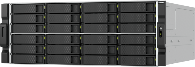 QNAP TS-h2477AXU-RP Lagringsserver Rack (4U) AMD Ryzen™ 7 7745 32 GB DDR5 0 TB QNAP QTS Svart, Grå (TS-H2477AXU-RP-R7- )