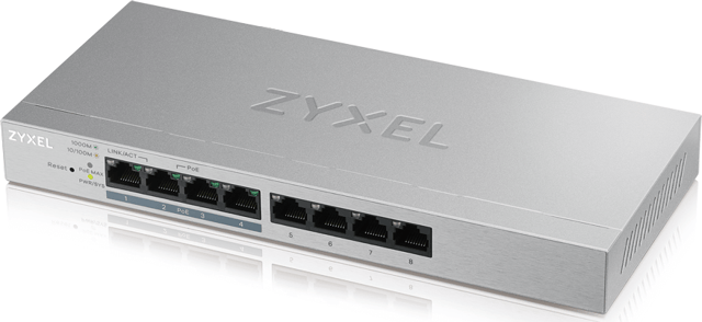 Zyxel GS1200-8HPv2 8-Port PoE 60W Switch 