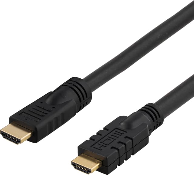 Deltaco HDMI - HDMI HIGH SPEED W/ ETHERNET ACTIVE 25m HDMI HDMI Svart