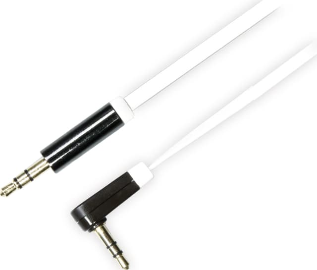 Deltaco AUDIO 3.5MM MALE - 3.5MM MALE ANGLED 1m 3,5mm 3,5mm (AUD-123)