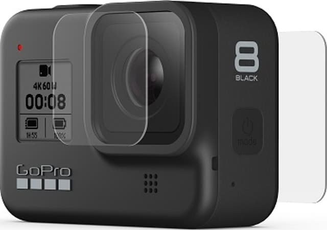 GoPro Tempered Glass Lens + Screen Protectors Hero8 Black (AJPTC-001)