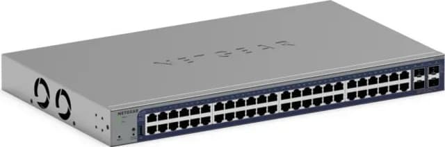 Netgear GS752TXUP hanterad Gigabit Ethernet (10/100/1000) Strömförsörjning via Ethernet (PoE) stöd 1U Grå (GS752TXUP-300EUS)