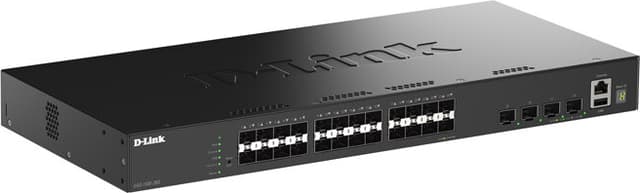 D-Link DGS-1530-28S/E nätverksswitchar hanterad L2 Svart (DGS-1530-28S/E)