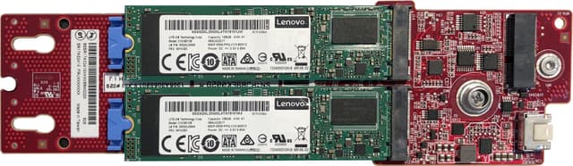 ThinkSystem M.2 SATA/x4 NVMe 2-Bay Adapter (4Y37A79663)