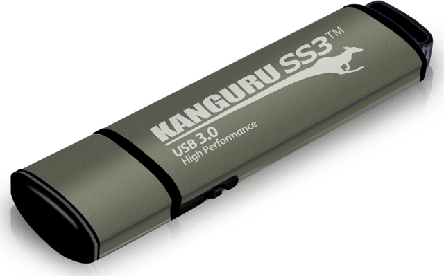 Kanguru Ss3 Kf3wp 16GB USB-A Gjuten aluminium (KF3WP- )