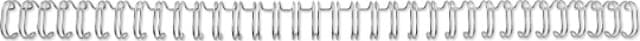 GBC WireBind metallspiral 3:1 No9 A4 silver 250st (RE810997)