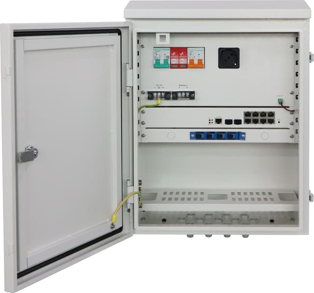Ernitec Outdoor L2 Managed Industrial Ethernet PoE Switch - Solar Energy (ELECTRA-M10-OUTDOOR-SOLAR)