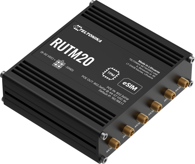 Teltonika RUTM20 Compact Industrial Router (RUTM20000000)