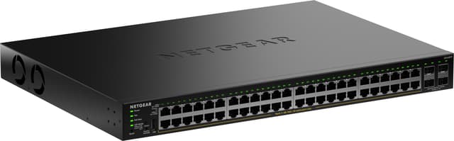 Netgear GS348TP 48-Port Gigabit Ethernet Smart Managed Essential 4xSFP PoE+ 380W (GS348TP-200EUS)