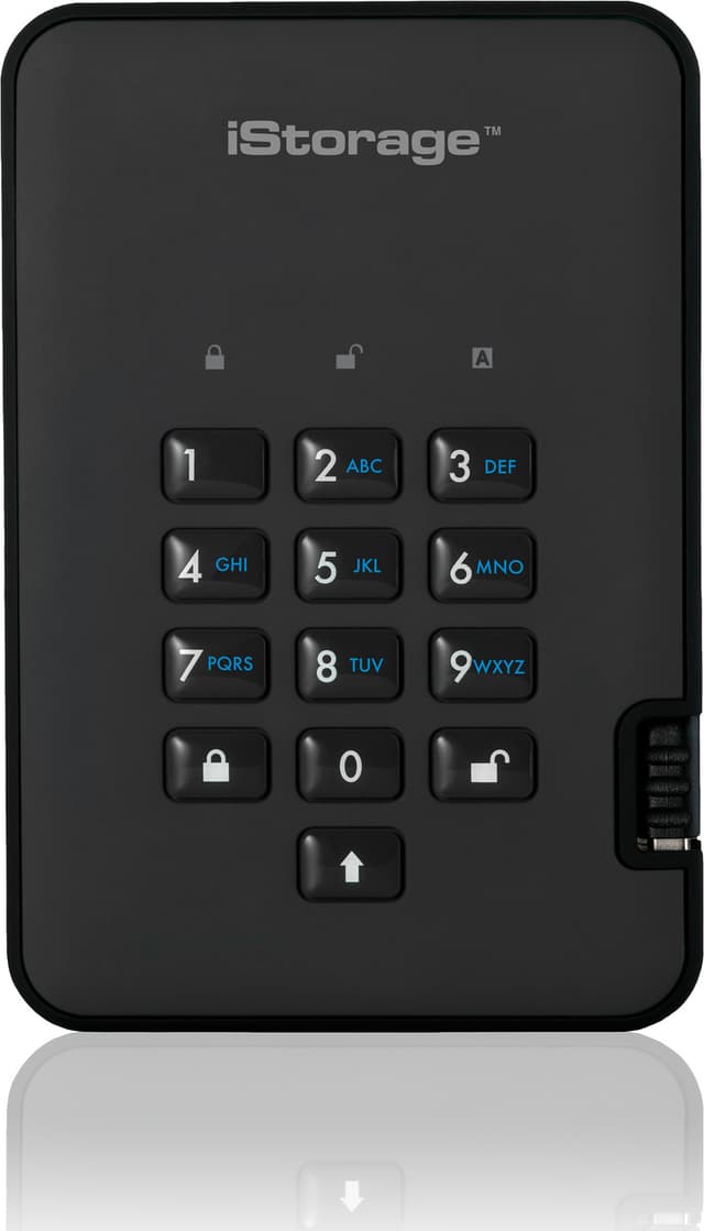 Istorage Diskashur2 SSD 256-bit USB-A Svart (IS-DA2-256-SSD-512-B)