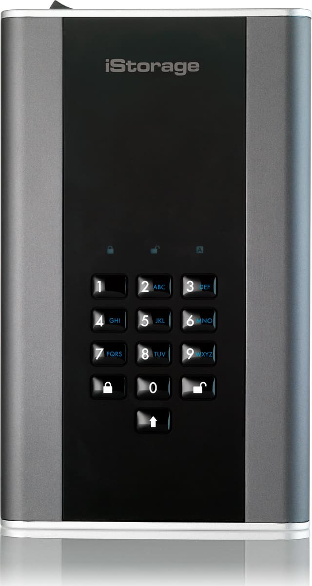 Istorage diskAshur DT2 256-BIT NATO Classified Svart (IS-DT2-256-8000-C-G)