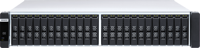 QNAP ES2486dc NAS Rack (2U) Intel® Xeon® D D-2142IT 128 GB DDR4 0 TB QNAP Enterprise System Svart (ES2486DC-2142IT- )