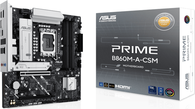 Prime B860M-A-CSM LGA 1851 Micro-ATX Moderkort (90MB1K00-M0EAYC)