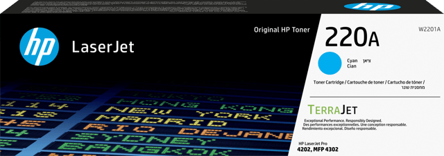 HP Toner Cyan 220A 1.8K