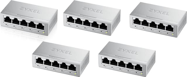 Zyxel GS-105B V5 5-portars Gigabit Switch 5-pack 