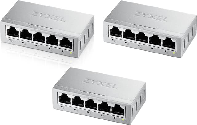 Zyxel GS-105B V5 5-ports Gigabit-svitsj 3-pakning 
