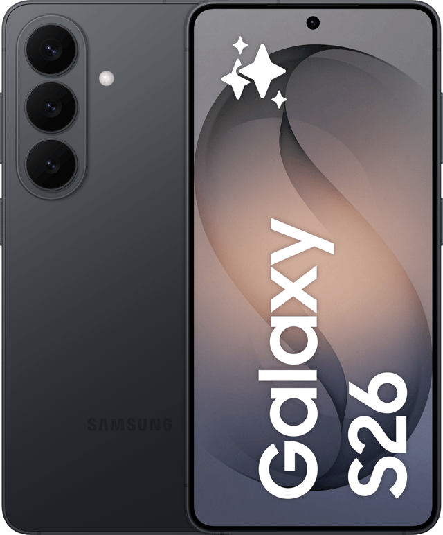 Samsung Galaxy S26 256GB Noir, Svart