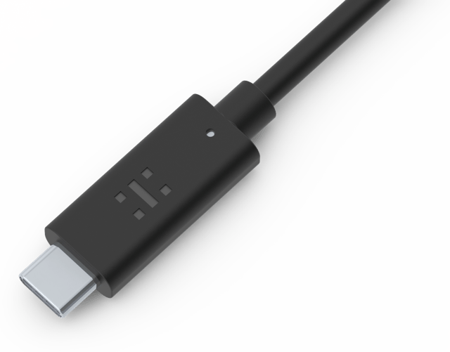 Huddly USB-C-kabel 0.6m USB-C USB-C Svart (7090043790337)