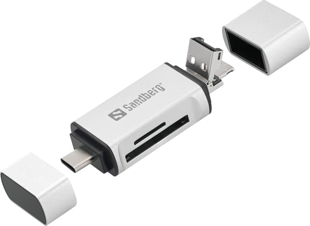 Sandberg Card Reader USB-C+USB+MicroUSB (136-28)