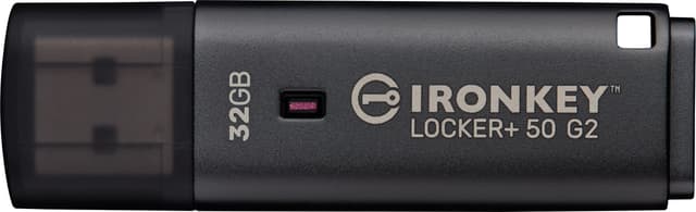 Kingston IronKey Locker Plus 50 G2 32GB USB-A Sort