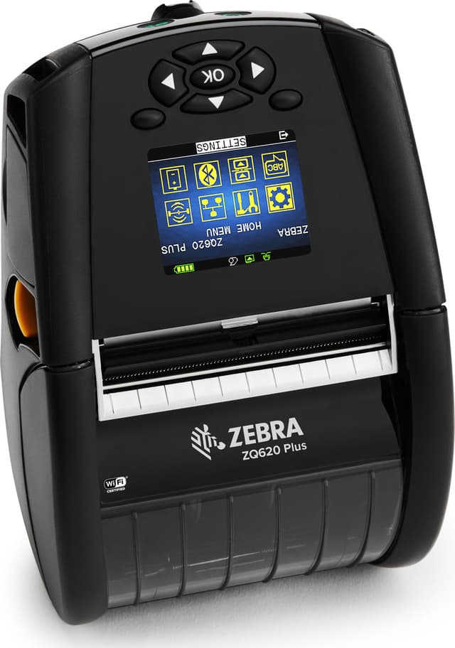Zebra ZQ620 Plus DT 203 dpi USB/BT/WiFi med batteri (ZQ62-AUX2E14-00)